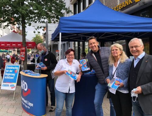 Wahlkampf in Bad Salzuflen und Lage