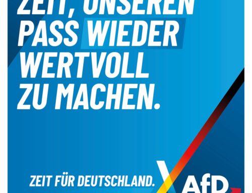 Zeit, unseren Pass wieder wertvoll zu machen!