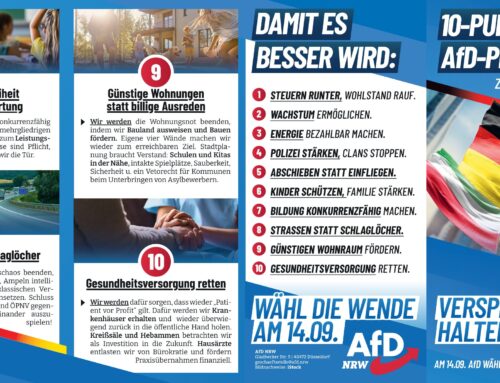 Unser Wahlprogramm zur Kommunalwahl