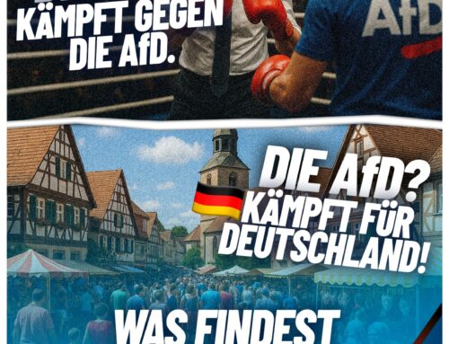 Die CDU kämpft gegen die AfD – Die AfD kämpft für Deutschland!